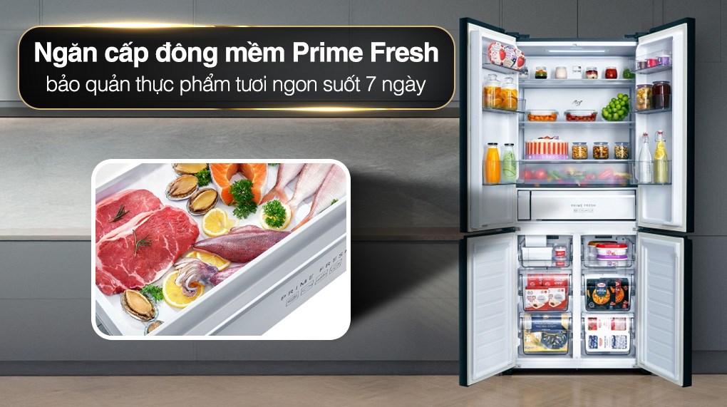 Tủ lạnh Panasonic Inverter 510 lít Multi Door NR-X561GB-VN