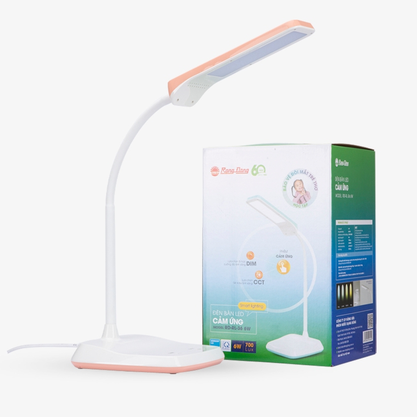 Đèn bàn LED Cảm ứng DIM CCT RD-RL-36 6W