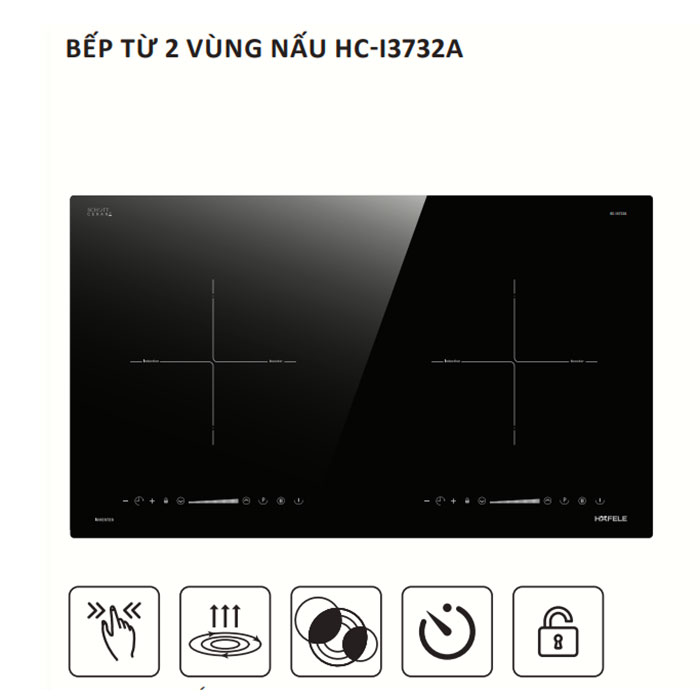 Bếp từ 2 vùng nấu Hafele HC-I3732A