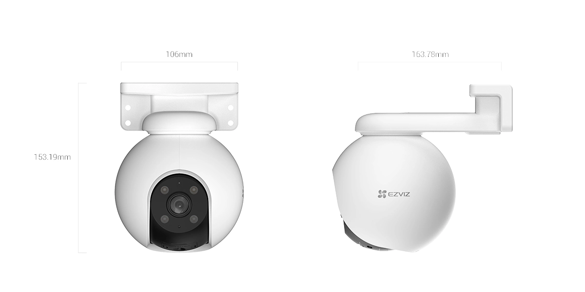 Camera WiFi quay quét ngoài trời EZVIZ H8 3K 5MP