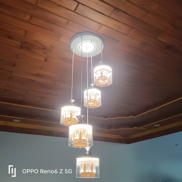 EL3051/5 Đèn thả thủy tinh 5 bóng ELIGHT