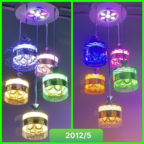 EL2012/5 Đèn thả thủy tinh 5 bóng ELIGHT