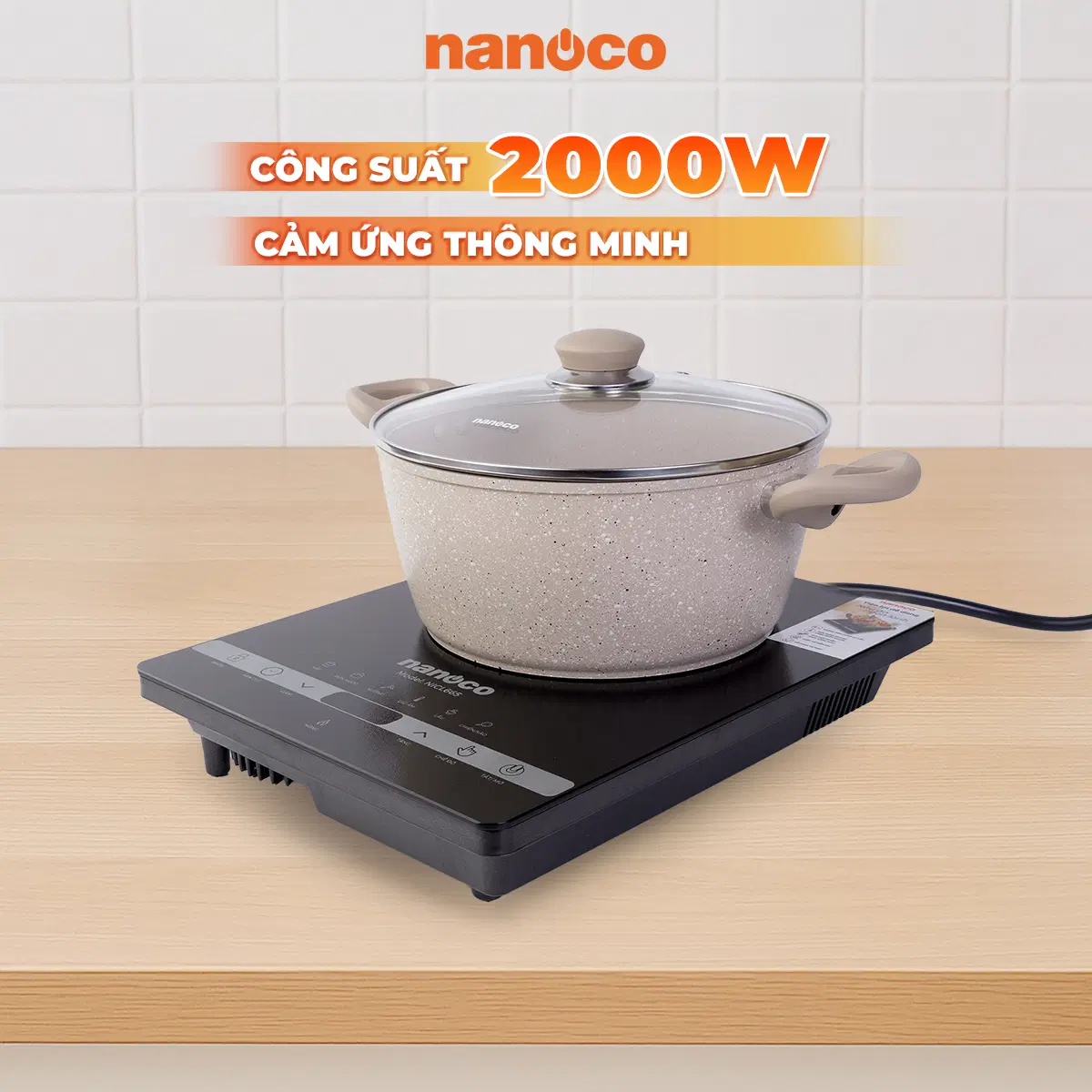 Bếp hồng ngoại 2000W NANOCO NICL665