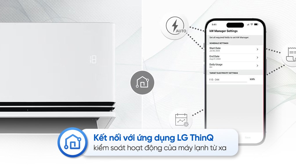 Máy lạnh LG Inverter 1 HP IDC09M1