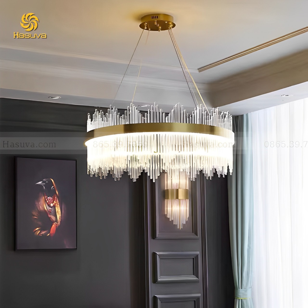 Đèn Chùm Vương Miện 1502 D800