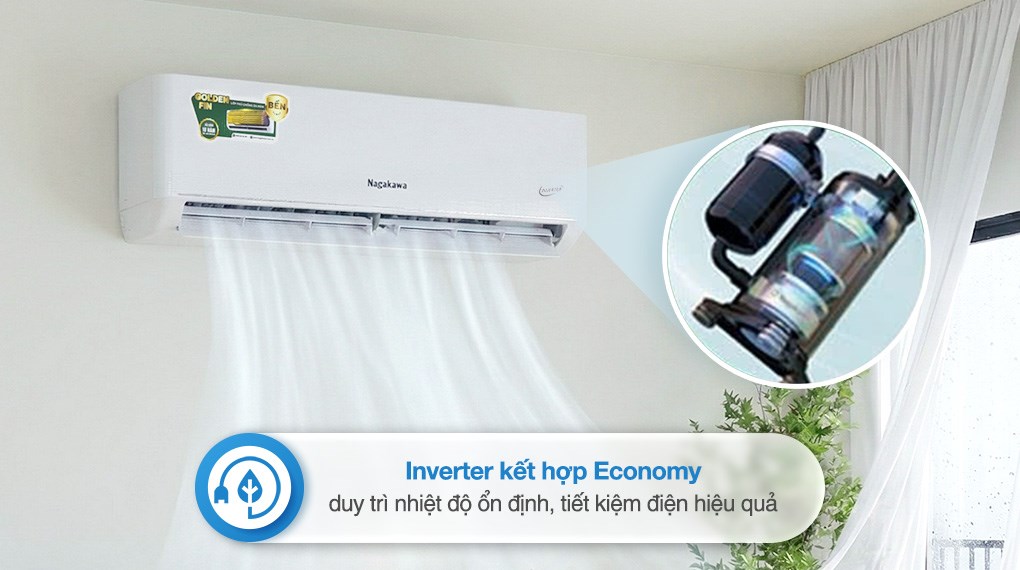 Máy lạnh Nagakawa Inverter 1 HP NIS-C09R2T62