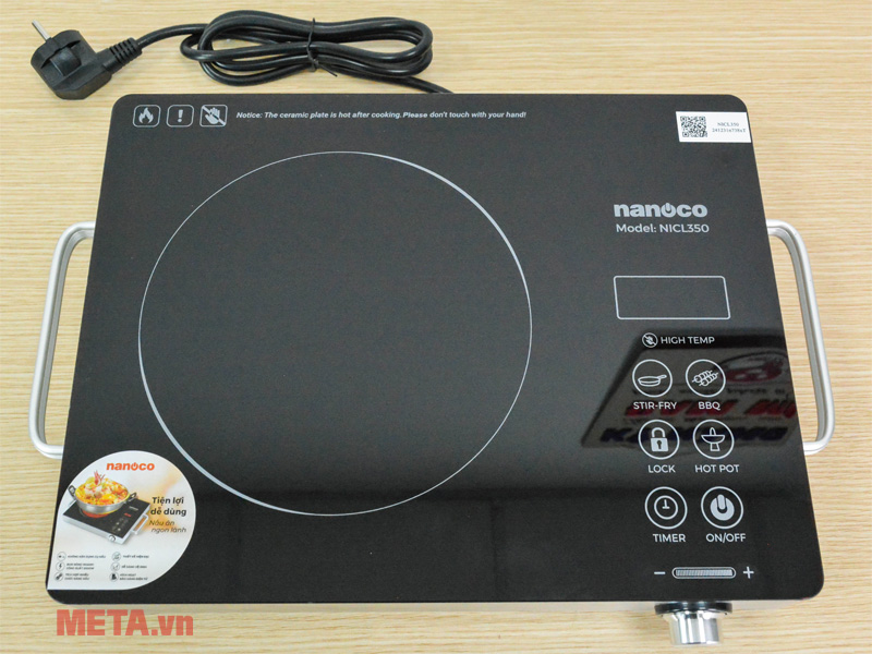 Bếp hồng ngoại đơn Nanoco model NICL350 công suất 2000W