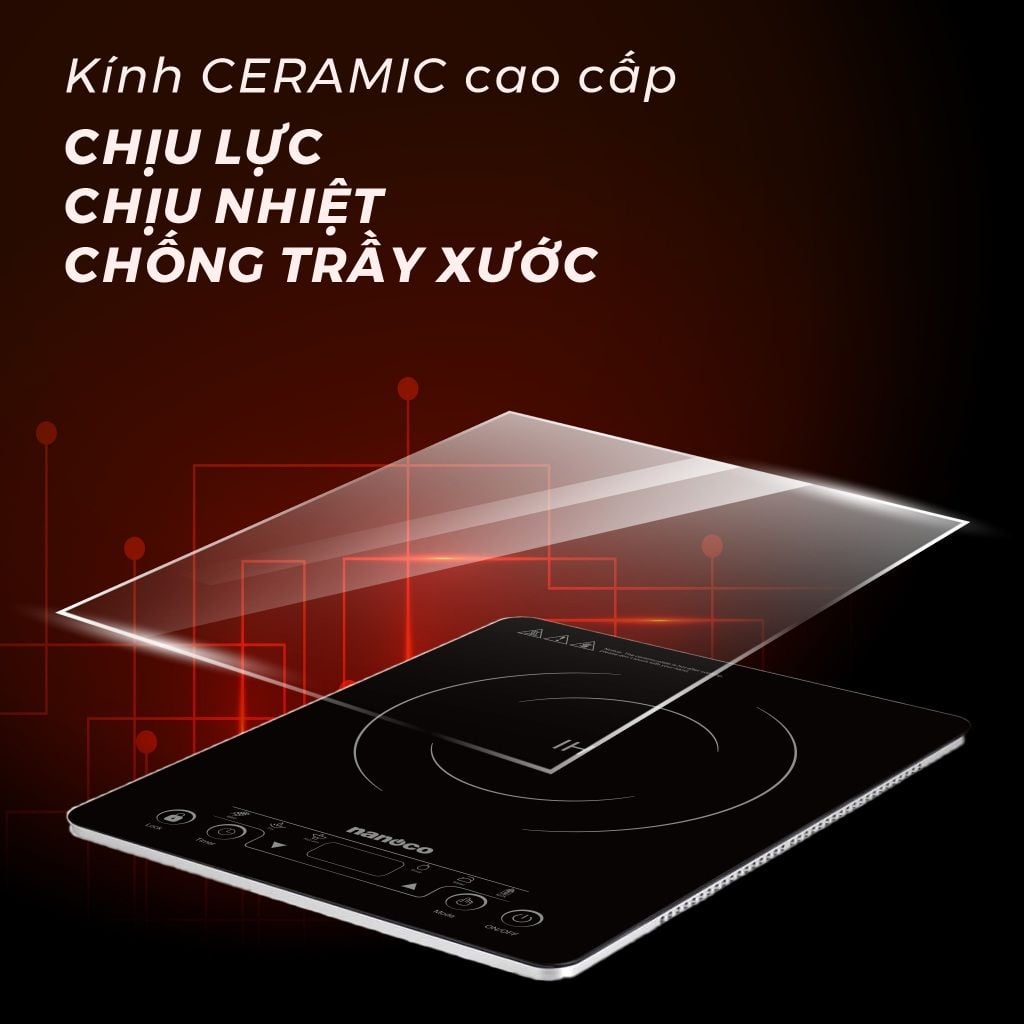 Bếp điện từ đơn NICS647 NANOCO