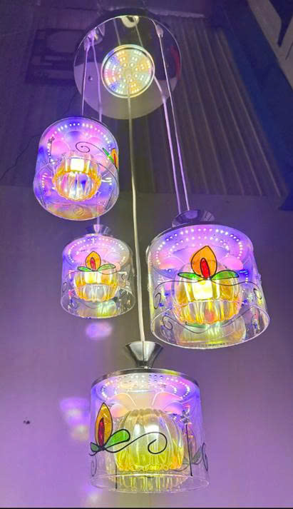 Đèn trang trí thả trần phòng khách mte