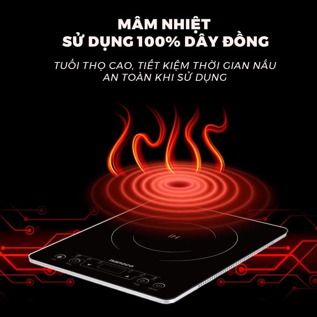 Bếp điện từ đơn NICS647 NANOCO