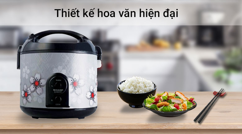 Nồi cơm nắp gài Sharp 2.2 lít KS-R231STV