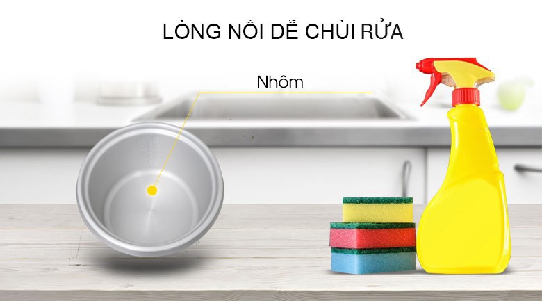 Nồi cơm nắp rời Sharp 2.2 lít KSH-D22V