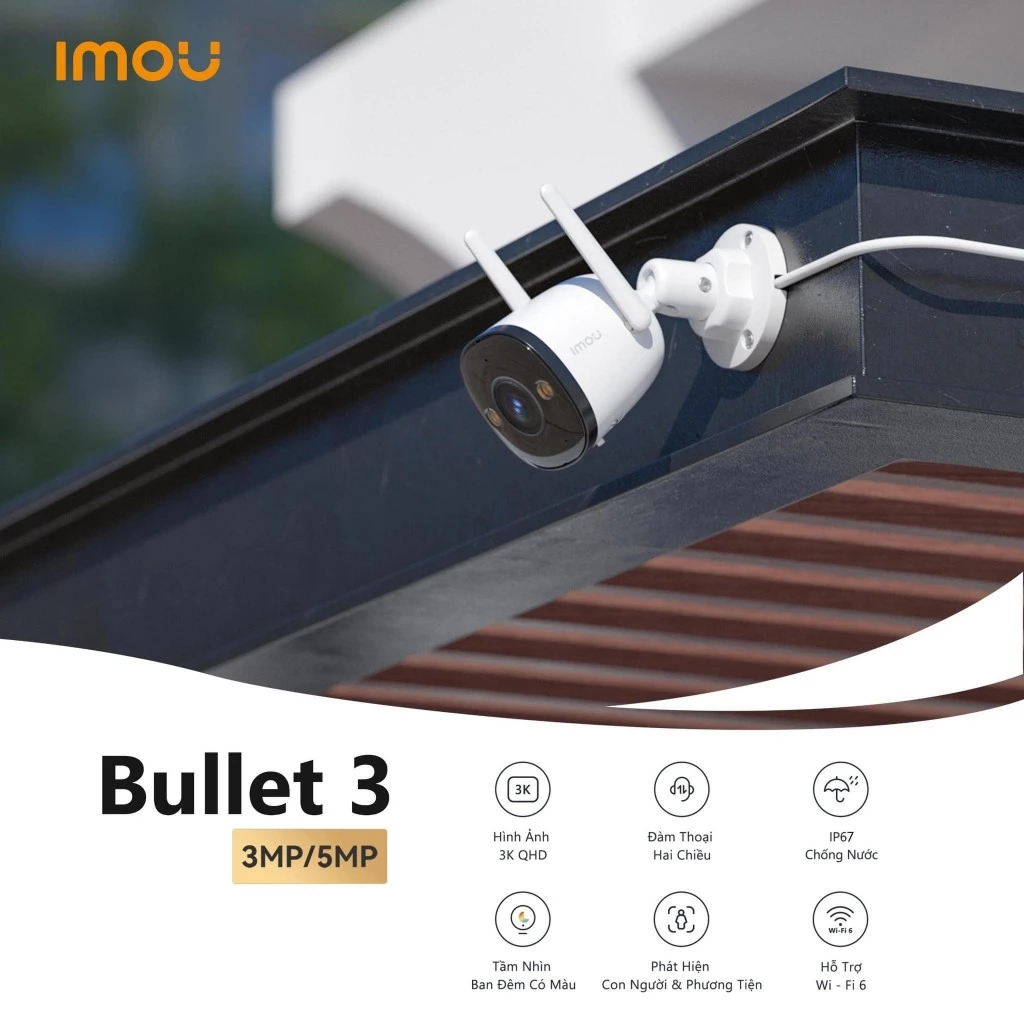Camera IP ngoài trời 5MP IMOU IPC-S3EP-5M0WE Full Color