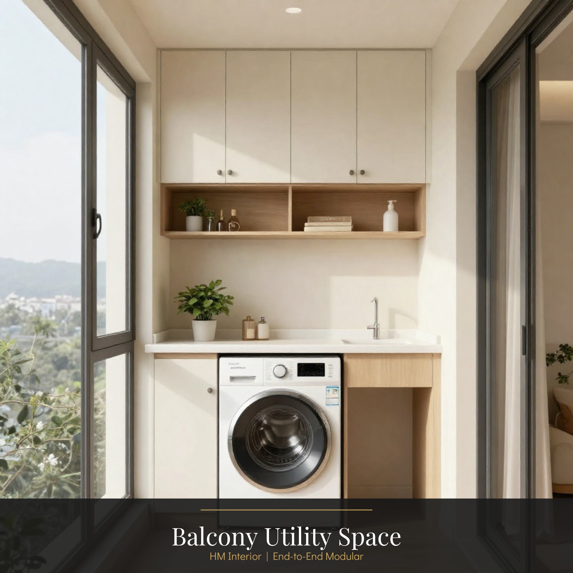 Balcony Utility Space
