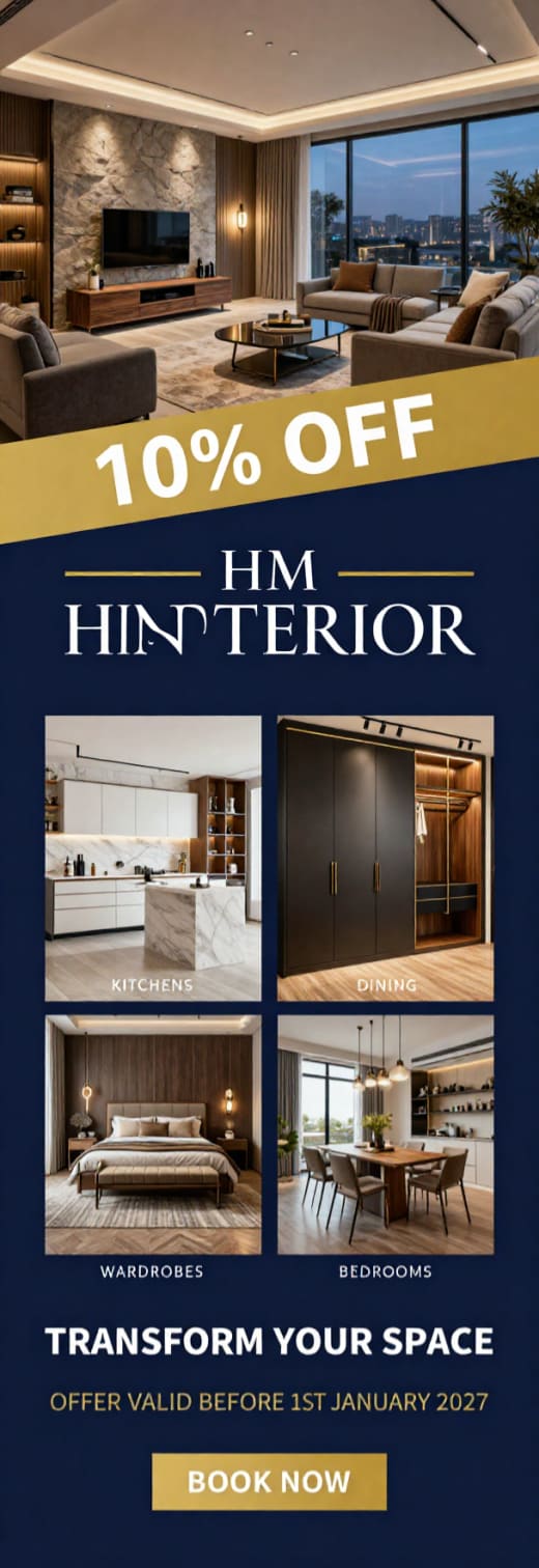 HM Interior Premium Services Banner