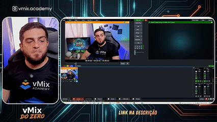 Interface principal do vMix