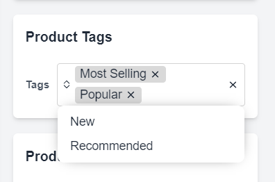 Product Tags