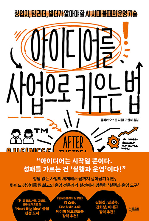 “좋은 아이디어보다 오래가는 운영이 회사를 만든다”, 『아이디어를 사업으로 키우는 법』 출간(줄리아 오스틴, 더퀘스트)