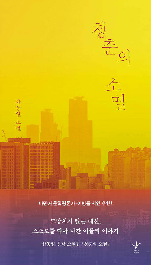 도망치지 않는 대신 스스로를 깎아 나간 시간, 『청춘의 소멸』 (한동일, 그린스트로우)