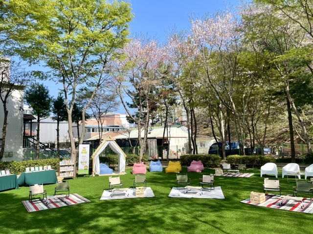 울주군 옹기종기도서관, 야외도서관 ‘초록빛 책마당’ 운영