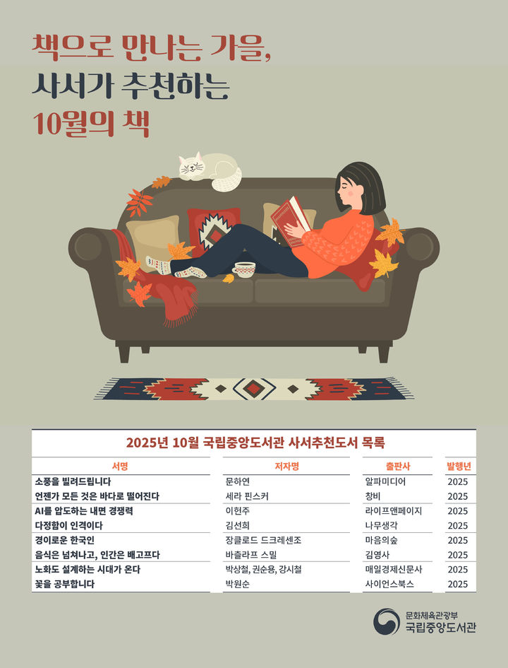 "K-문화 속 한국인은 누구인가", 국립중앙도서관 10월 추천도서에 프랑스 학자 ''경이로운 한국인''