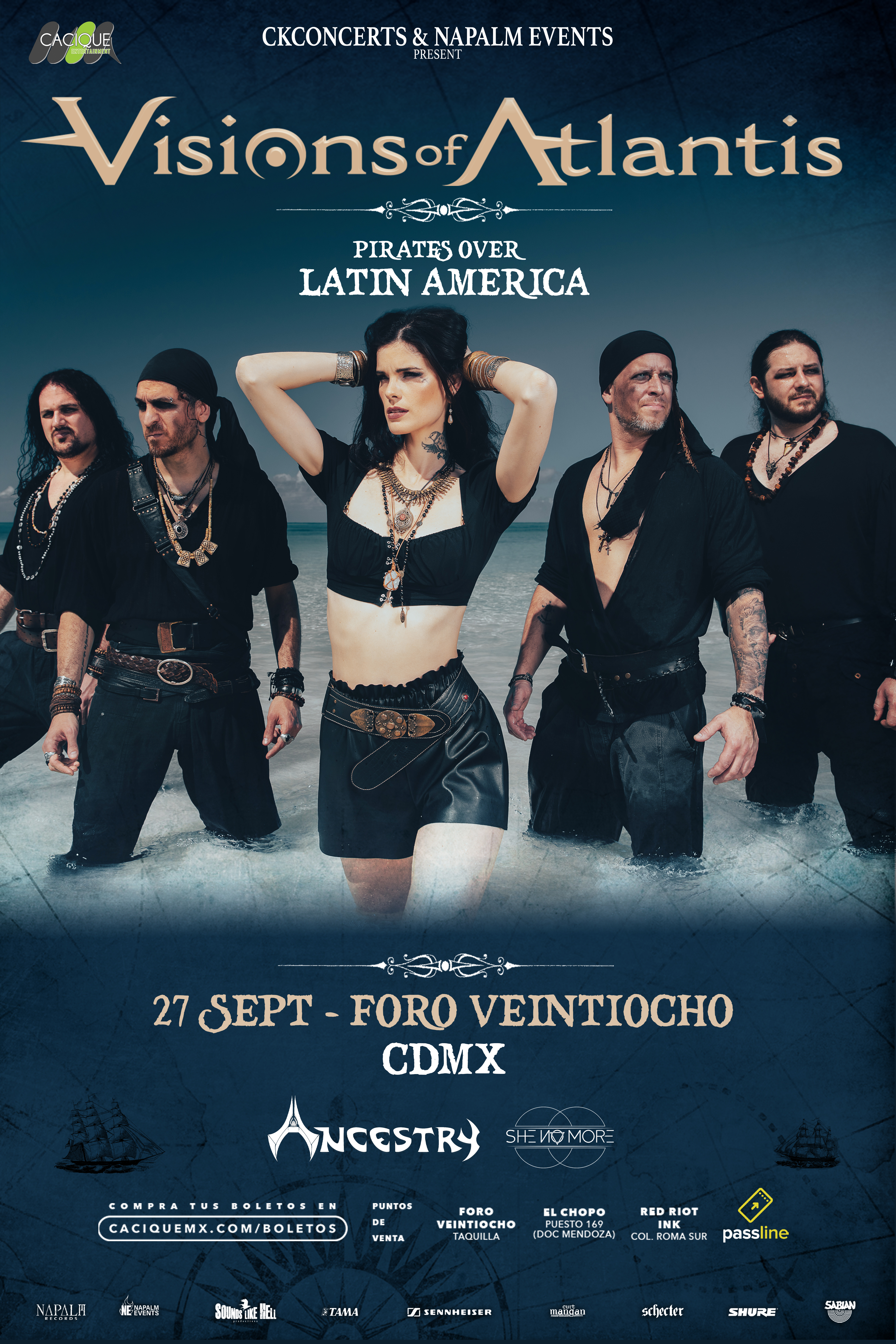 Tour con Visions of Atlantis 2023