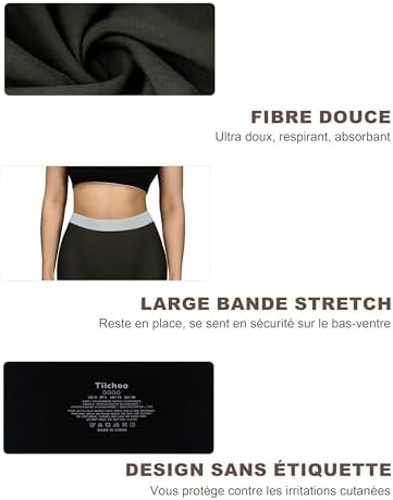 Vue 4 de Culotte Menstruelle Tres Abondant