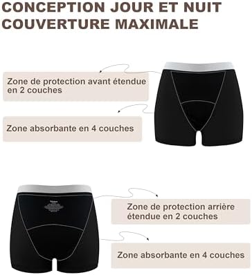 Vue 5 de Culotte Menstruelle Tres Abondant