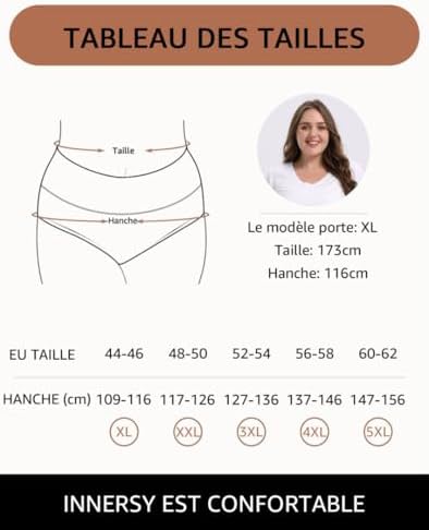 Vue 6 de Shorty Femme Coton Stretch