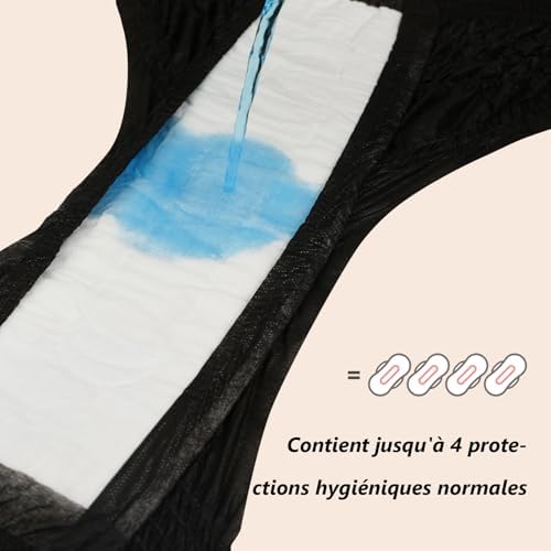 Vue 4 de Mollis Culottes Menstruelles Jetables