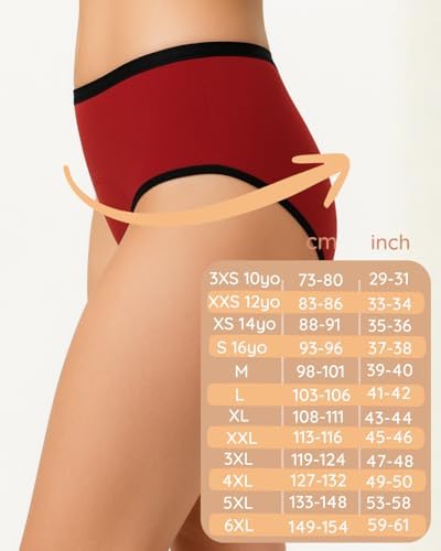 Vue 6 de Culotte Menstruelle Super Absorbante