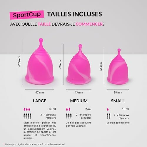 Vue 6 de Coupe Menstruelle Sport Cup