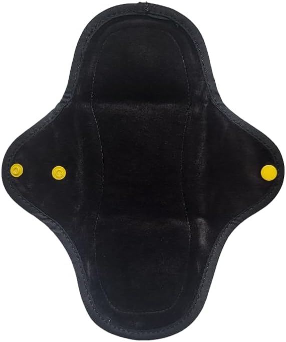 Serviette Hygienique Lavable Noire