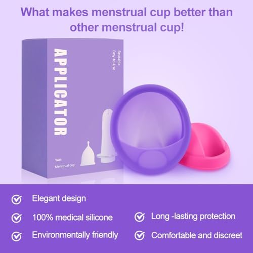 Vue 5 de Disque Menstruel Reutilisable Pcs