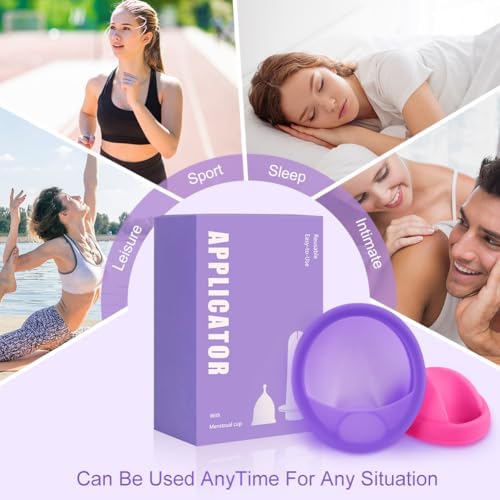 Vue 7 de Disque Menstruel Reutilisable Pcs