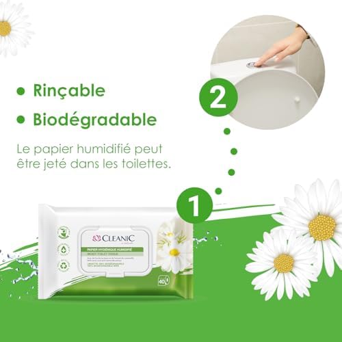 Vue 4 de Cleanic Papier Toilette Humidifie
