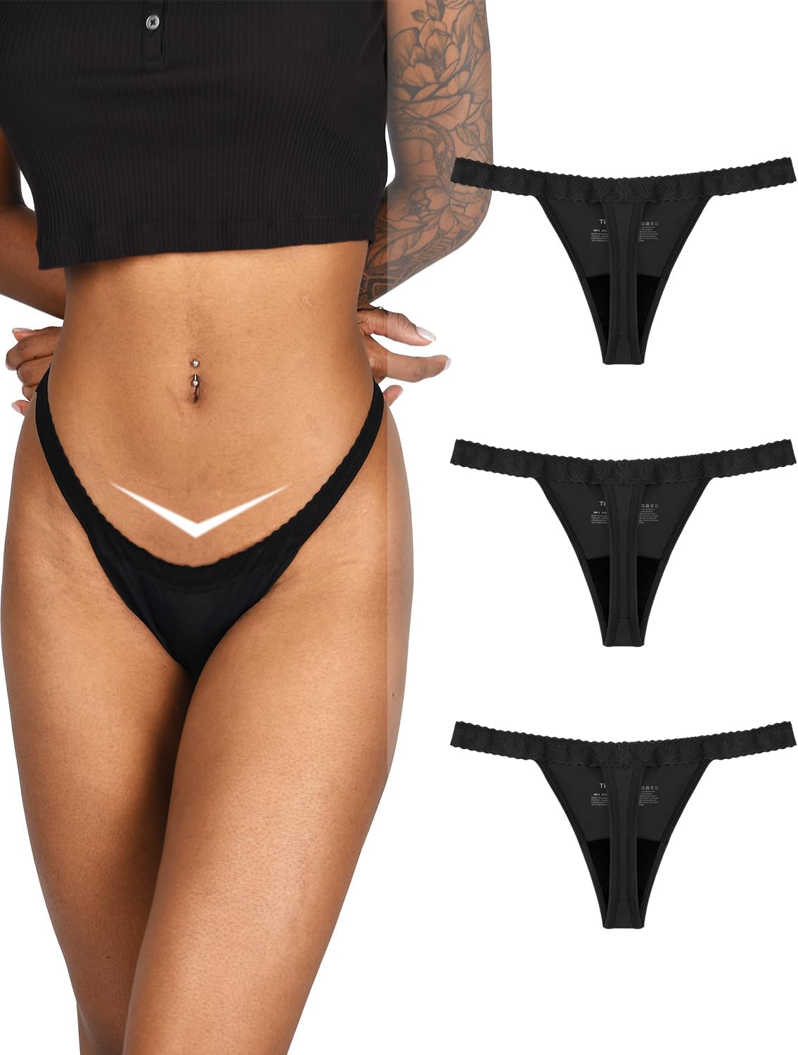 Tiichoo Culotte Menstruelle Thong