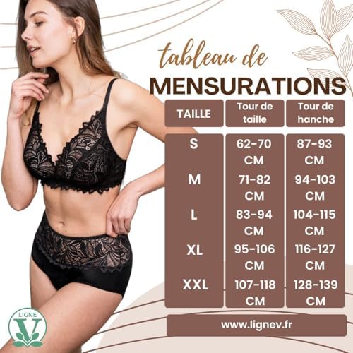 Vue 6 de Culotte Menstruelle Dentelle En