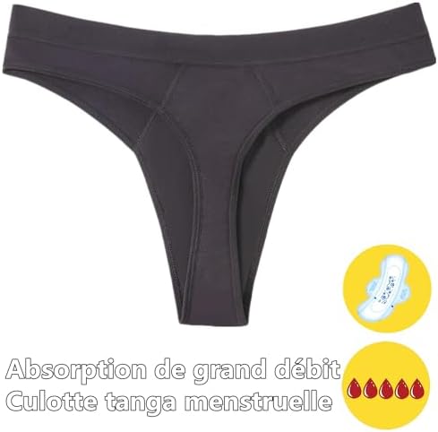 Vue 5 de Culotte Menstruelle Ml Absorbant