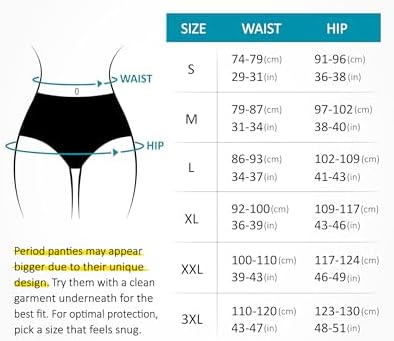 Vue 6 de Culotte Menstruelle Flux Tres