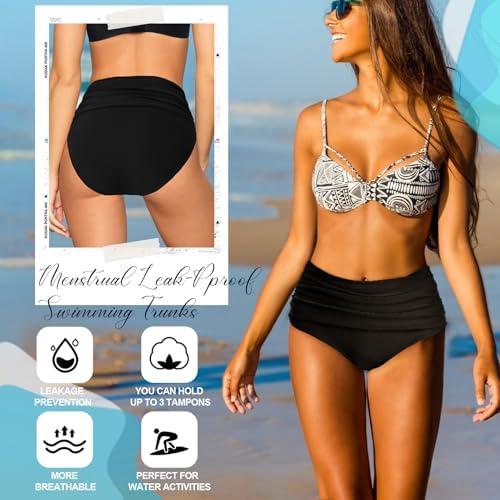 Vue 4 de Maillot De Bain Menstruel