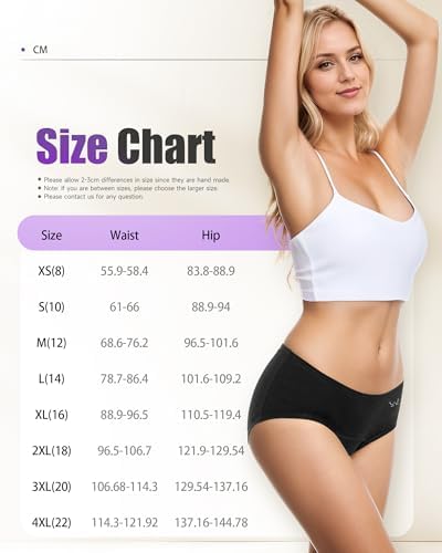 Vue 7 de Culotte Menstruelle Coton Slip