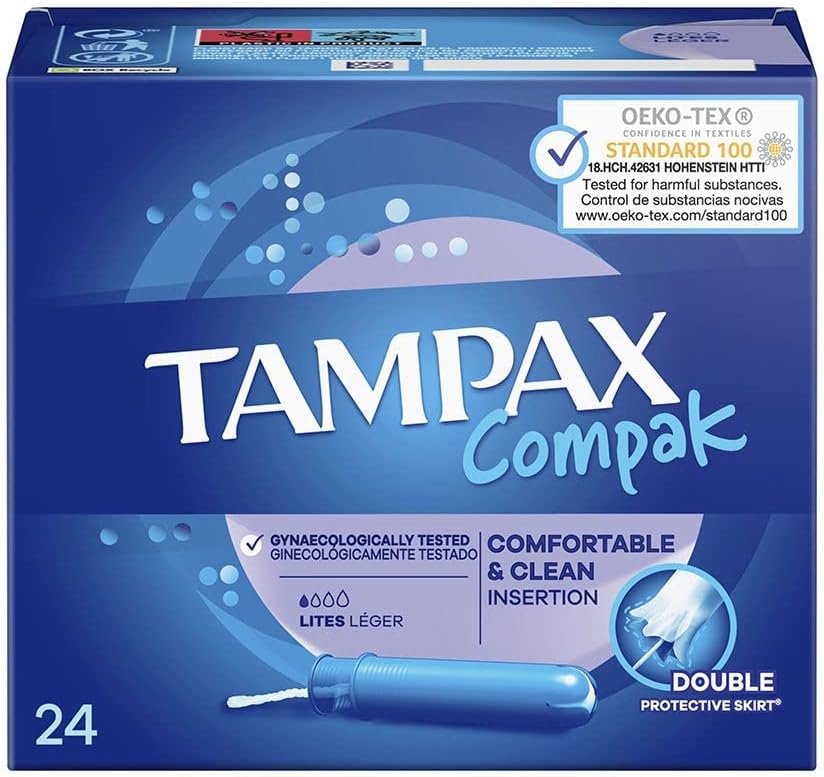 Tampax Compak Lites Tampons