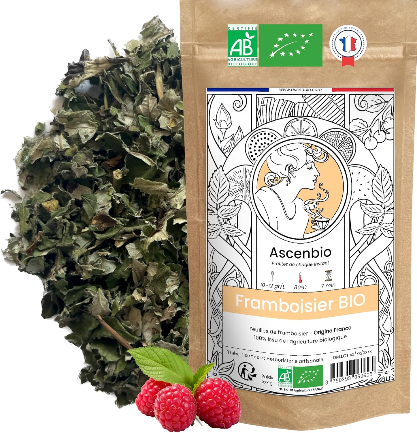Ascenbio Feuilles De Framboisier