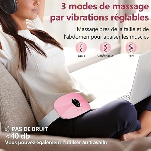 Vue 4 de Ceinture Chauffante Regle Douloureuse