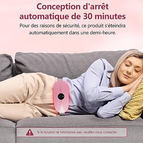 Vue 5 de Ceinture Chauffante Regle Douloureuse