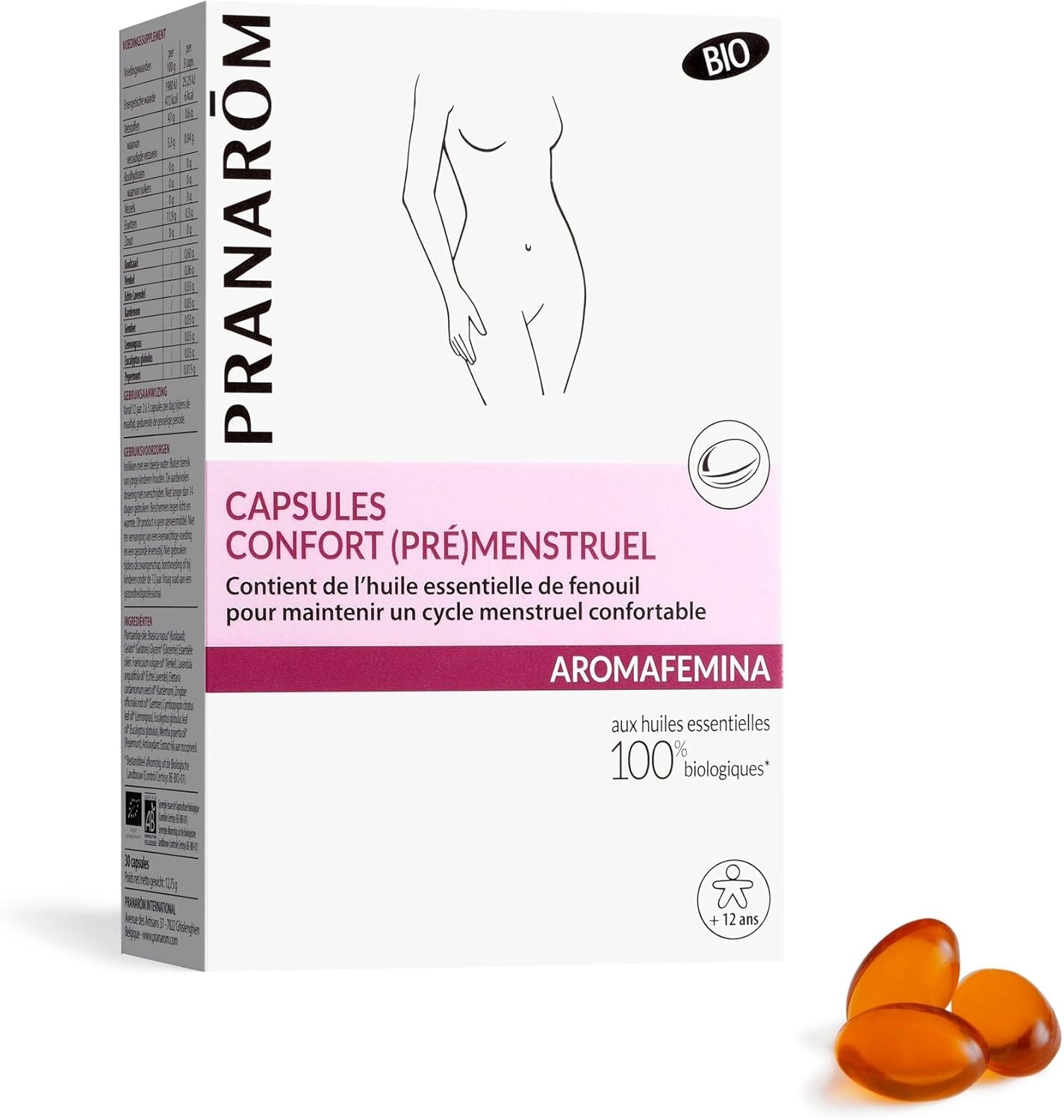 Pranarom Aromafemina Capsules Confort