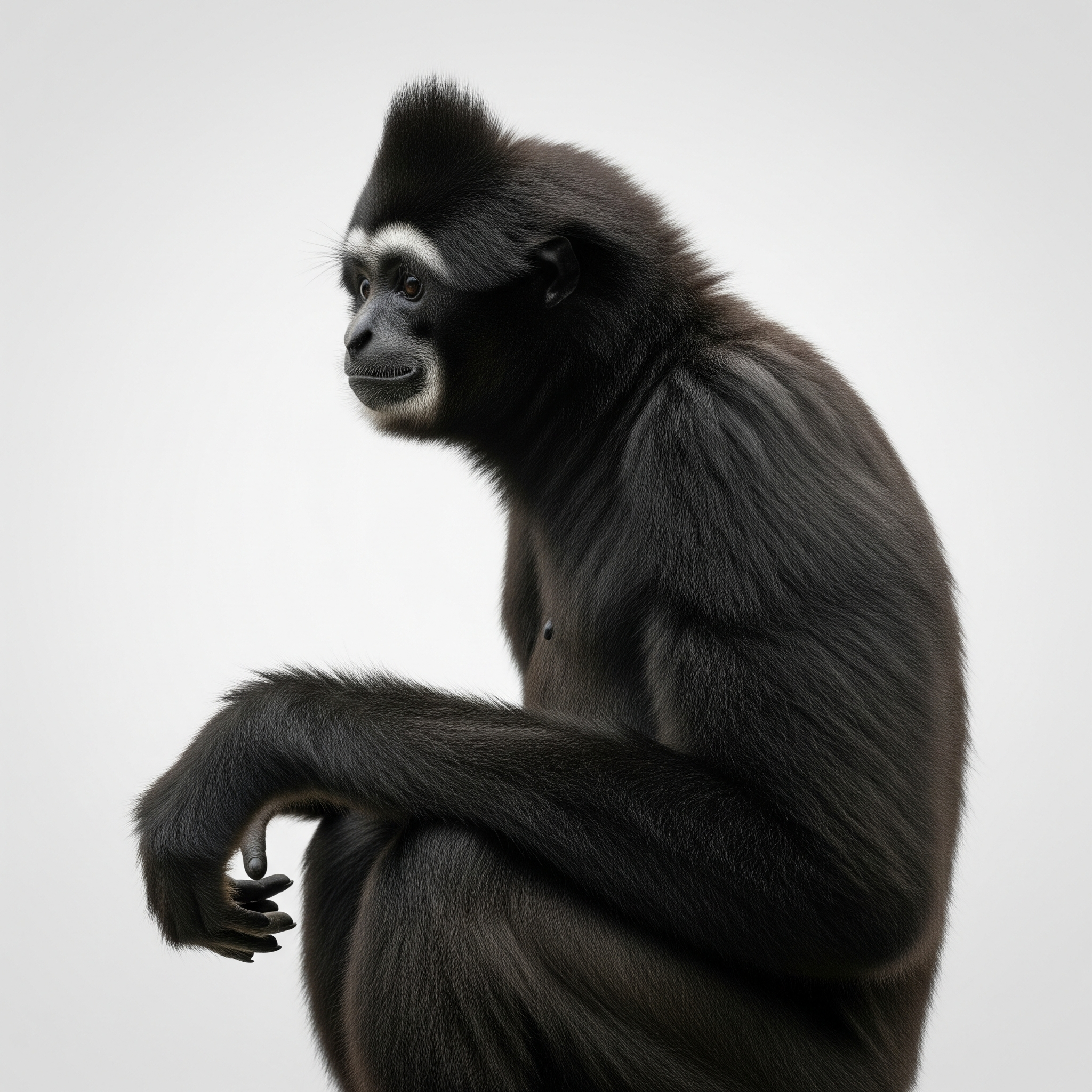 Annam (Black-Crested) Gibbon Annam (Black-Crested) Gibbon Poster