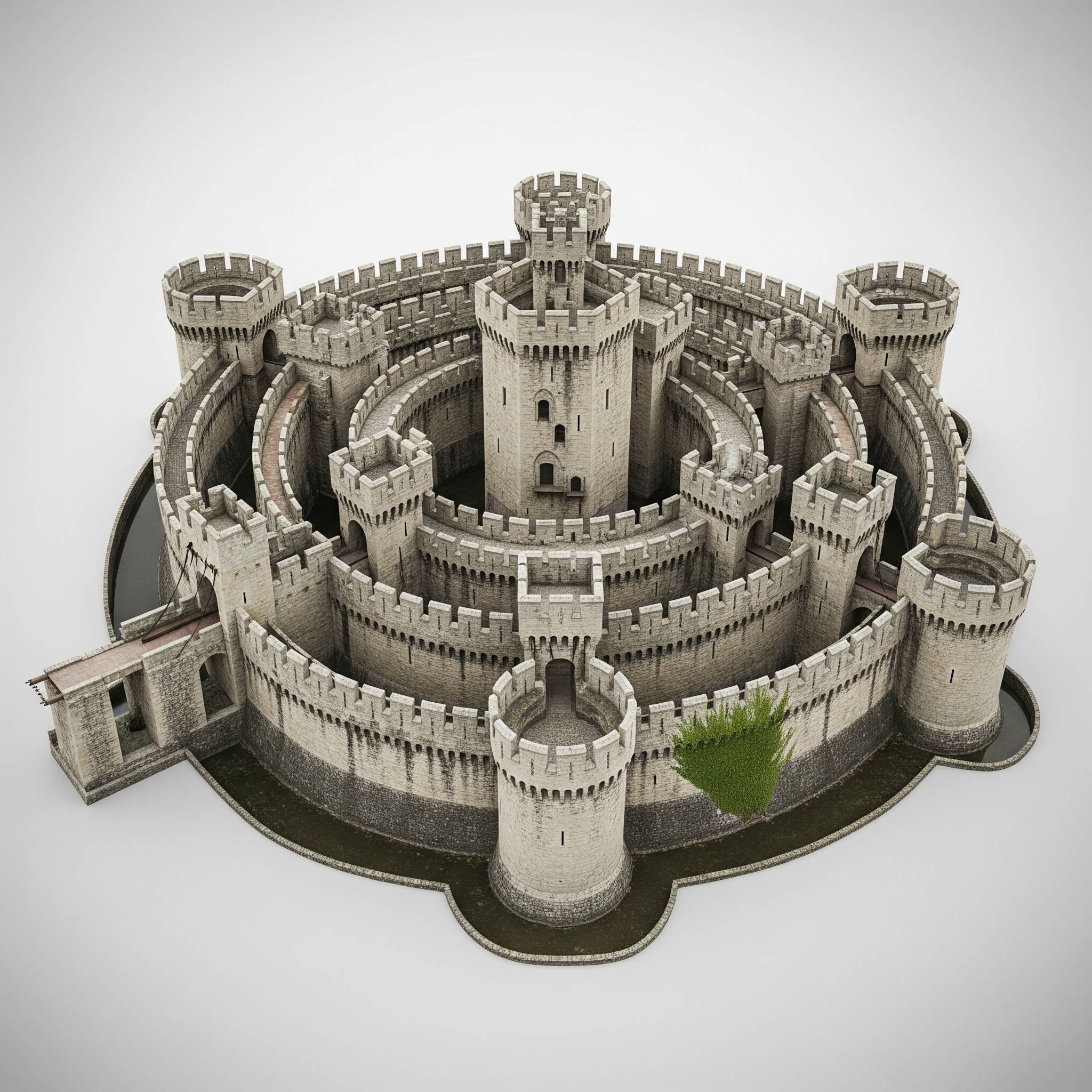 Concentric Castle Concentric Castle Poster