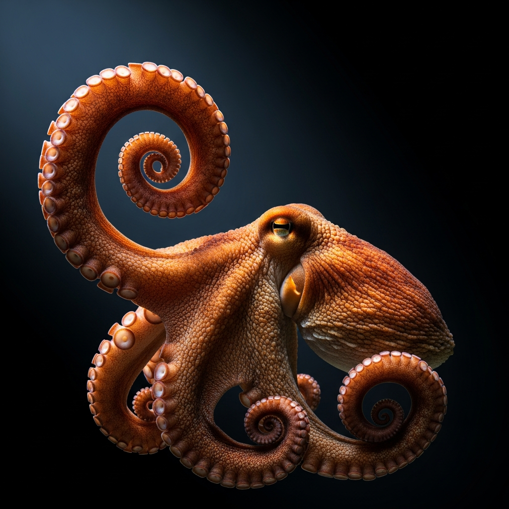 Curled Octopus Curled Octopus Mug